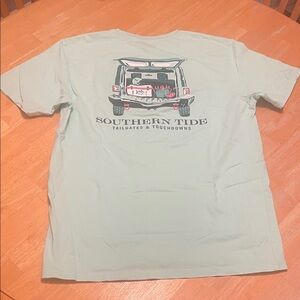 Southern Tide Light Green Tailgate T-Shirt